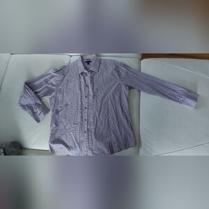 Men's VAN Heusen Studio Checkered SLIM FIT Shirt  XXL. ( 18-18.5)